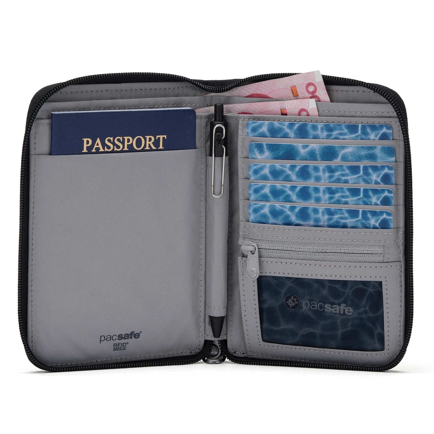 Pacsafe® RFIDsafe™ RFID blocking compact travel organizer - Image 26