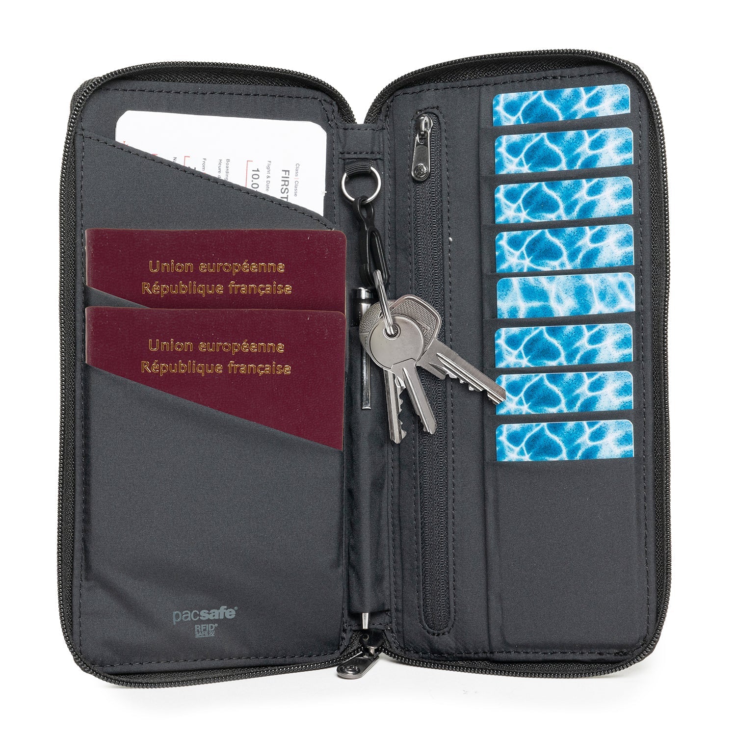 Pacsafe® RFIDsafe™ RFID blocking travel wallet - Image 2