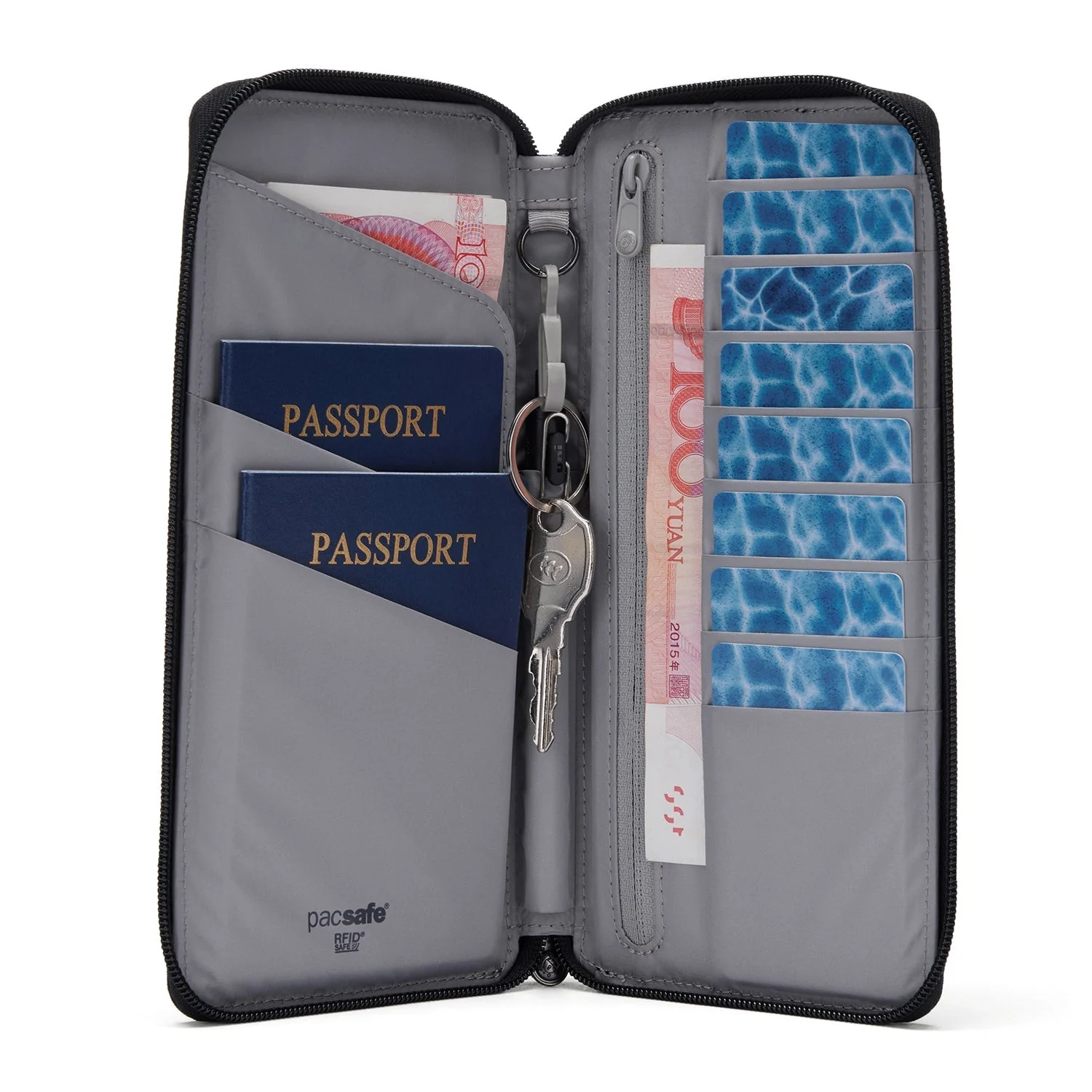 Pacsafe® RFIDsafe™ RFID blocking travel wallet - Image 8