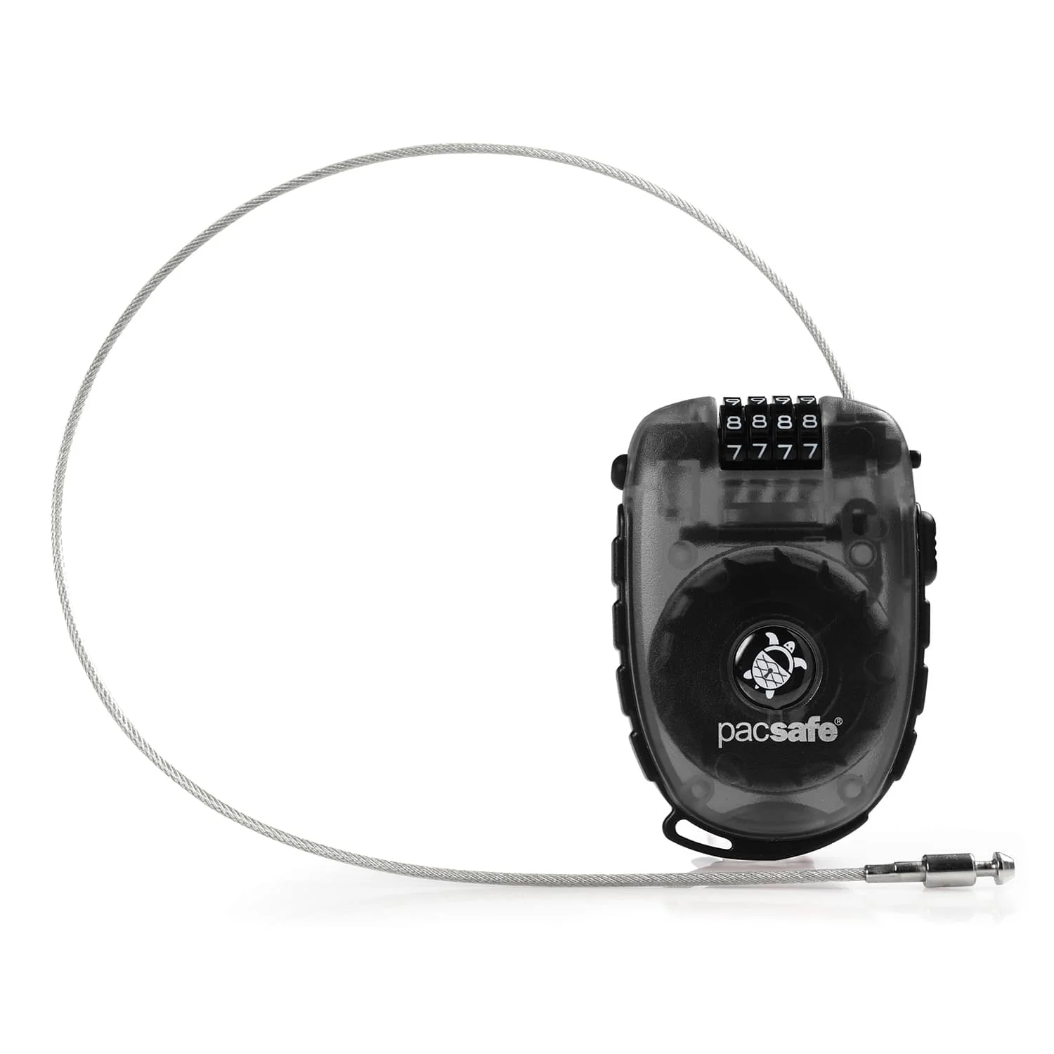 Pacsafe® Retractasafe 250 4-dial retractable cable lock