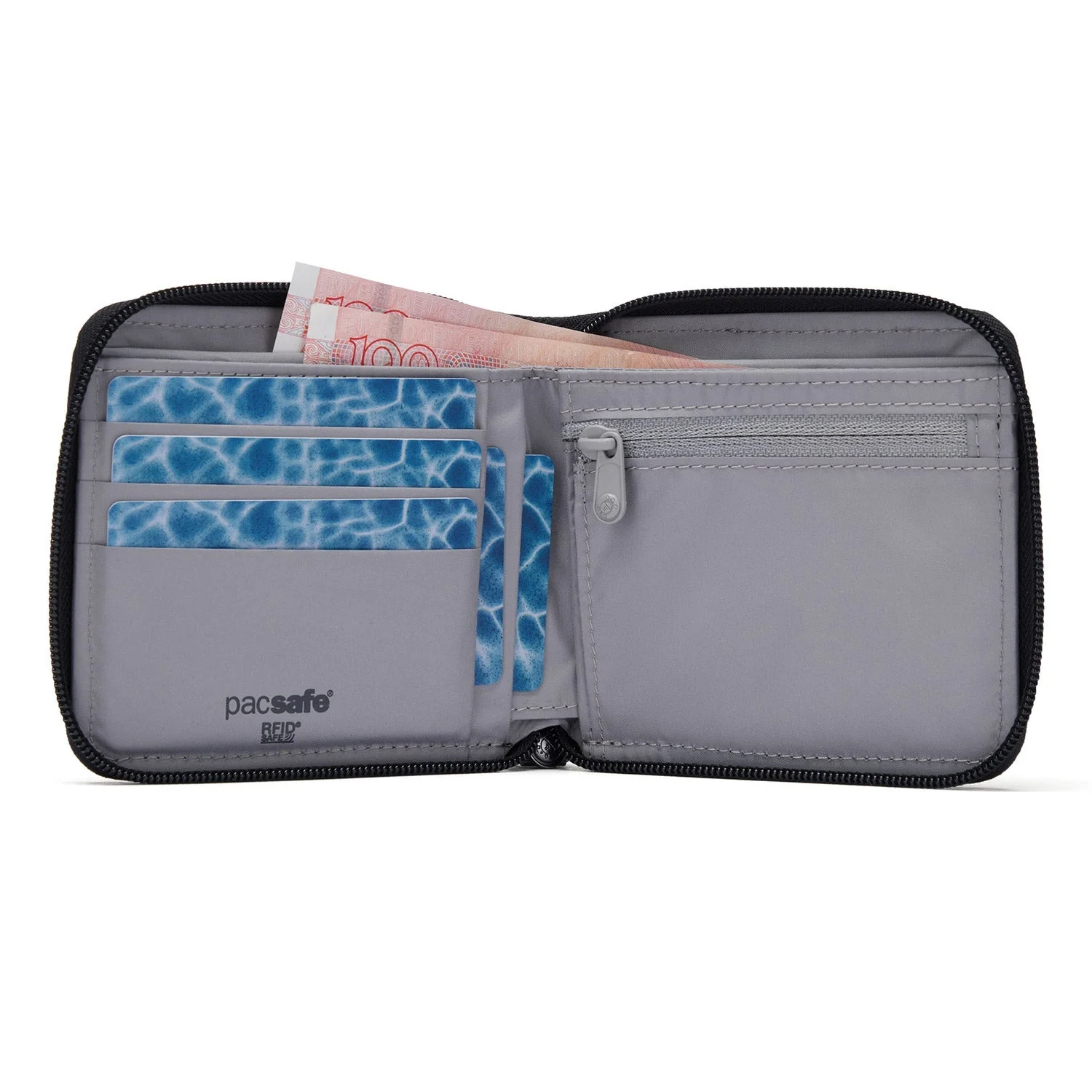 Pacsafe® RFIDsafe™ RFID blocking zip around wallet - Image 18